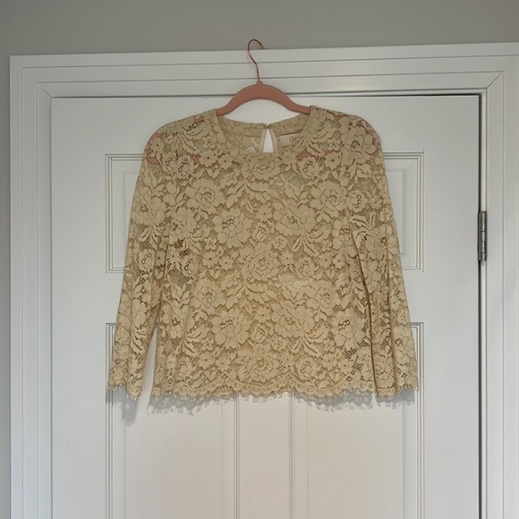 EUC Candela Crawley Top in Off-White Sz M - Picture 2 of 5